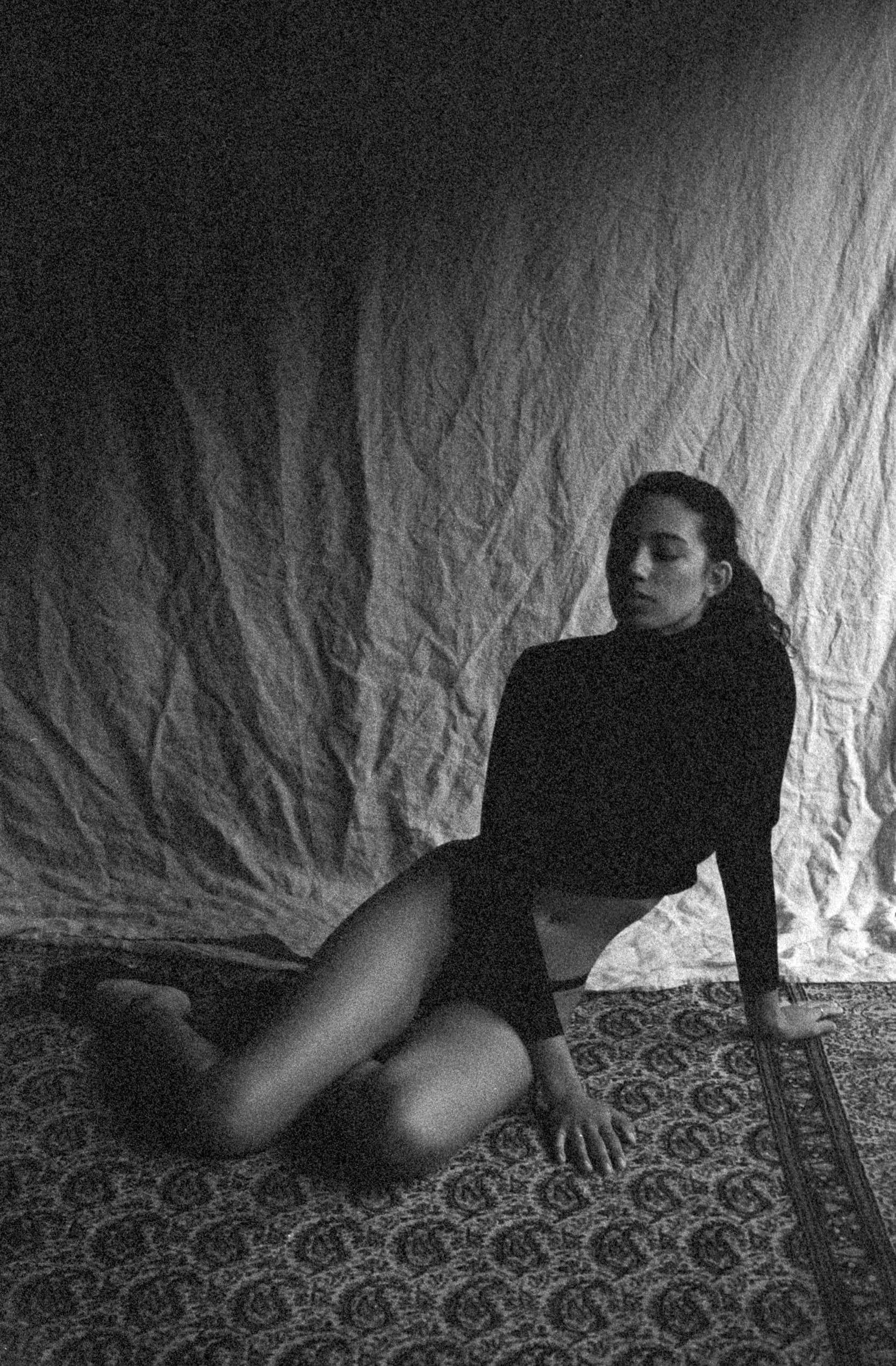 Editorial portrait photograph by Neave Bozorgi